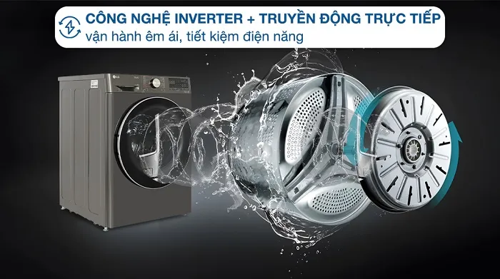 Công nghệ Inverter vận hành máy êm ái, tiết kiệm điện 